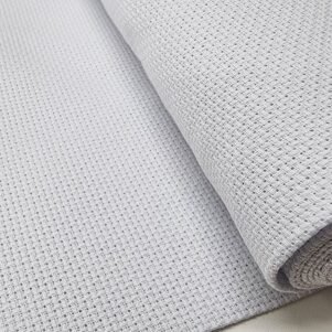 Tecido Etamine Branco Bordar Ponto Cruz - 1,00X1,40mt