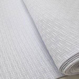 Tecido Vagonite Bordar com Fita - Branco - 1,00X1,40mt