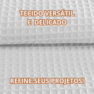 Tecido Favo Algodão - 1m x 1,60m - Ibirapuera
