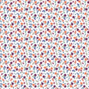 Tecido Tricoline Digital - Mini Flowers 0,50X1,50M