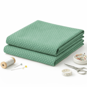 Tecido Tricoline Poá Bolinha Peripan PREMIUM 0,50mt x 1,50mt Verde V129