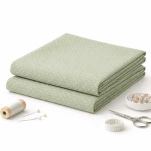 Tecido Tricoline Poá Bolinha Peripan PREMIUM 0,50mt x 1,50mt Verde V229